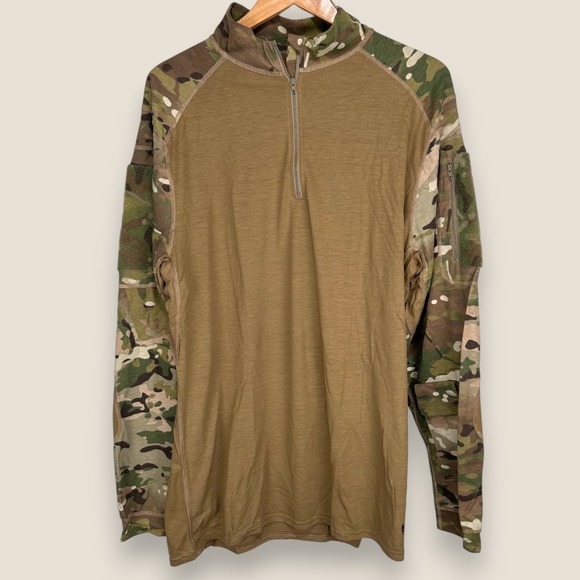 XGO Flame Retardant DBL3 First Layer Defense Shirt Men XL Multicam Brown Camo - Picture 1 of 16
